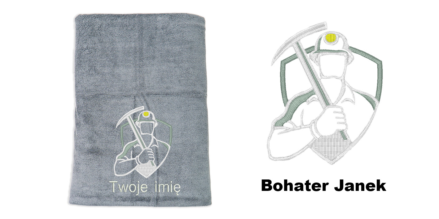ręcznik szybkoschnący z mikrofibry dla górnika